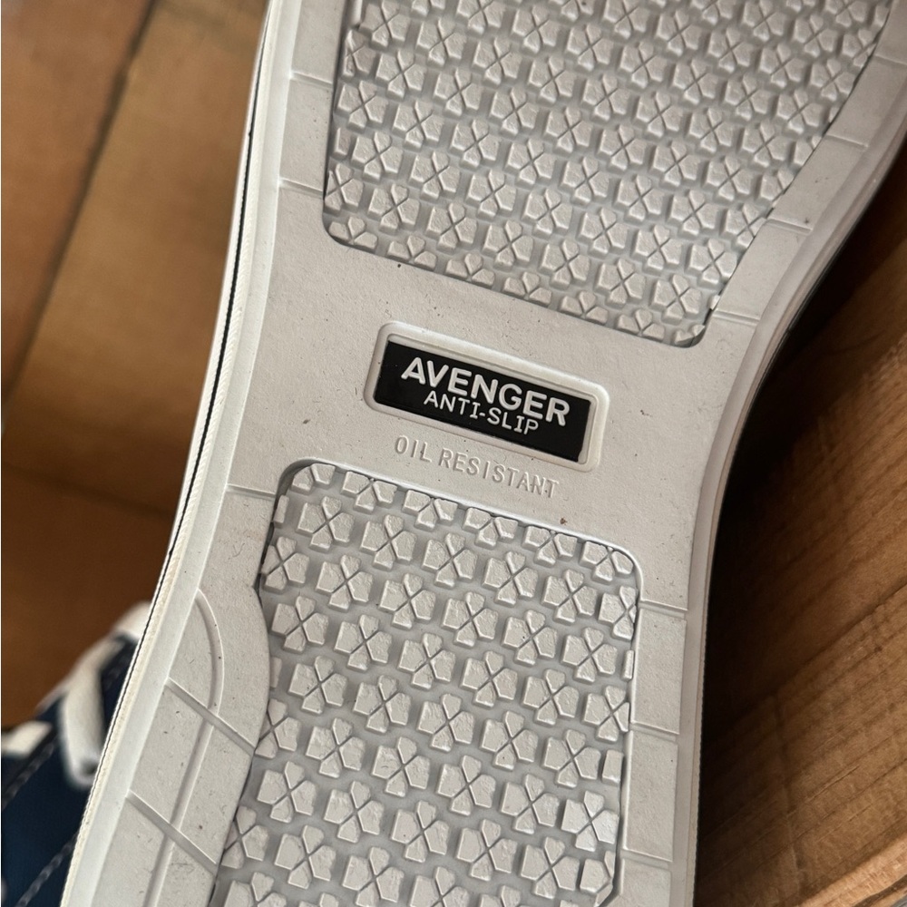 Men’s Avenger Blade Work Boots Shoes Size 14 D Non Slip Safety Toe Blue Black - Picture 9 of 13